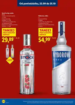 Lidl Wódka Stock Prestige Grapefruit oferta