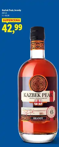 Lidl Brandy Kazbek Peak Aged 6 Months oferta