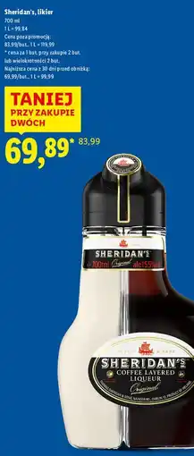 Lidl Likier Sheridan's Coffee oferta