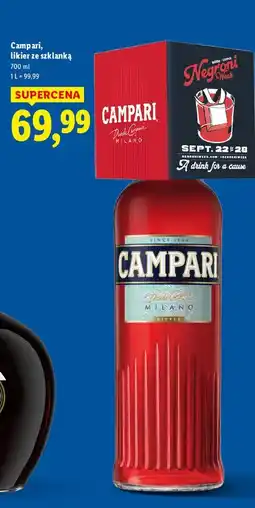 Lidl Likier + szklanka Campari oferta