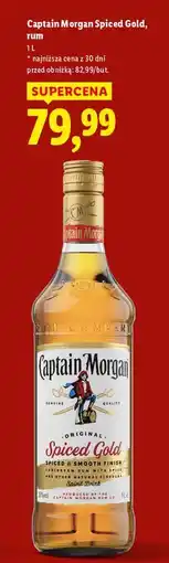 Lidl Rum Captain Morgan Spiced Gold oferta