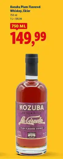 Lidl Whisky Kozuba Plum oferta