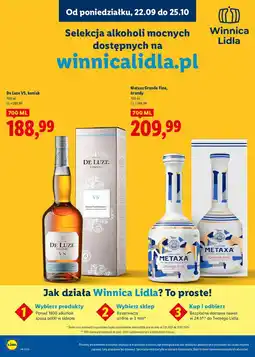 Lidl Cognac karton De Luze Vs oferta