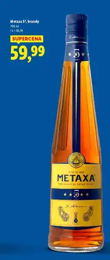 Lidl Brandy Metaxa 5 oferta
