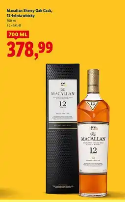 Lidl Whisky + kartonik Macallan 12 oferta