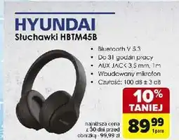 Carrefour Słuchawki hbtm45b Hyundai oferta