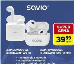 Carrefour Słuchawki tws-01 pro Savio oferta