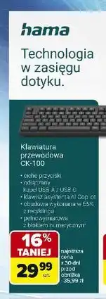 Carrefour Klawiatura ck-100 Hama oferta