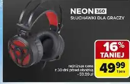 Carrefour Słuchawki neon 360 Genesis oferta