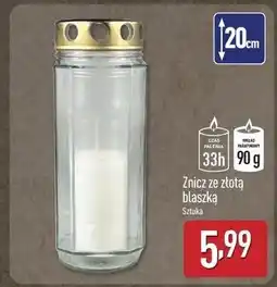 ALDI Znicz ze złotą blaszką oferta