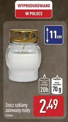 ALDI Znicz szklany 20 h oferta