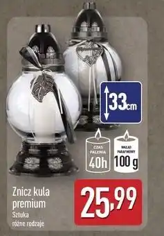ALDI Znicz kula premium 40h 100 g oferta