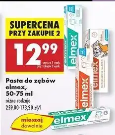 Biedronka Pasta do zębów dla dzieci 0-6 Elmex oferta