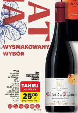 Carrefour Wino czerwone wytrawne Cotes Du Rhone oferta