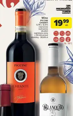 Carrefour Wino Piccini Chianti oferta
