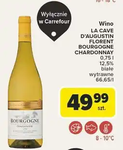 Carrefour Wino wytrawne Bourgogne Chardonnay oferta