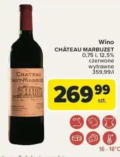 Carrefour Wino wytrawne Chateau Haut-Marbuzet oferta