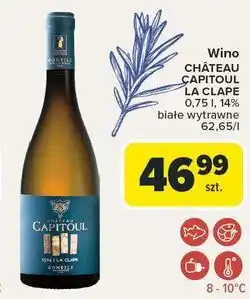Carrefour Wino wytrawne la clape Chateau Capitoul oferta