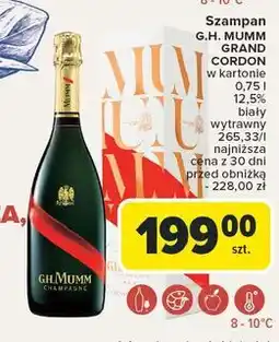 Carrefour Szampan G.h. Mumm oferta
