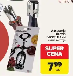 Carrefour Akcesoria do wina Fackelmann oferta