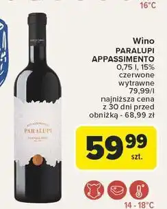 Carrefour Wino Paralupi oferta