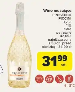 Carrefour Wino Piccini Prosecco oferta