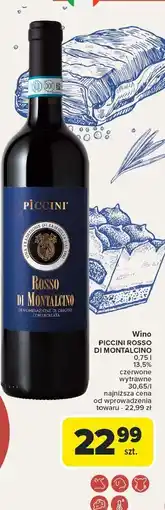 Carrefour Wino Piccini Rosso Di Montalcino oferta