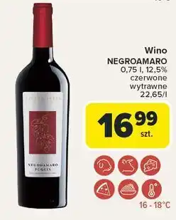 Carrefour Wino Negroamaro Puglia oferta