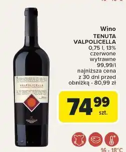 Carrefour Wino Tenuta Novare Valpolicella Classico oferta