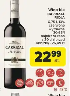 Carrefour Wino Carrizal Rioja oferta