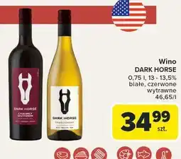 Carrefour Wino wytrawne chardonnay Dark Horse oferta