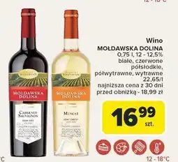 Carrefour Wino białe półwytrawne Mołdawska Dolina Chardonne oferta