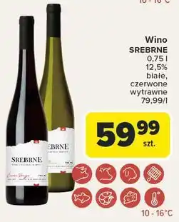 Carrefour Wino Srebrne Cuvee Rouge oferta