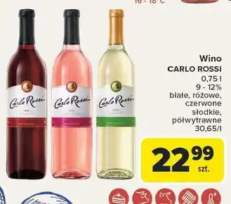 Carrefour Wino Carlo Rossi White oferta