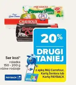 Carrefour Rolada kozia pleśniowa Chavroux oferta