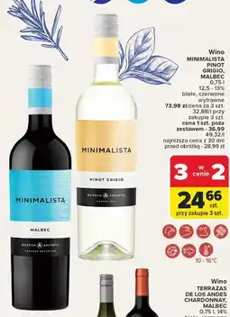 Carrefour Wino Minimalista Pinot Grigio oferta