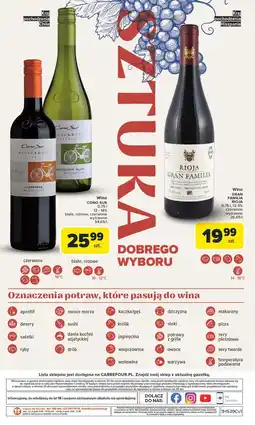 Carrefour Wino Cono Sur Bicicleta Pinot Rose oferta