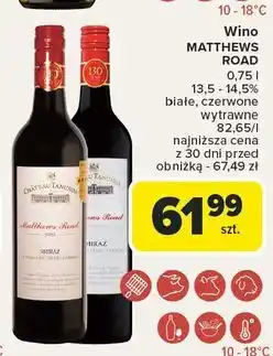 Carrefour Wina Chateau Tanunda Shiraz oferta