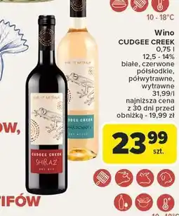 Carrefour Wino czerwone wytrawne Cudgee Creek oferta