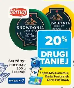 Carrefour Ser cheddar beechwood Snowdonia Cheese oferta