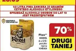 Carrefour Market Piwo Kozel Lezak oferta