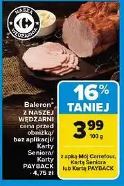Carrefour Market Baleron Nasza Wędzarnia Carrefour oferta