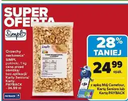 Carrefour Market Orzechy nerkowca połówki Simpl oferta