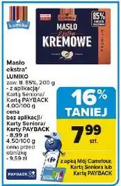 Carrefour Market Masło ekstra kremowe Lumiko oferta