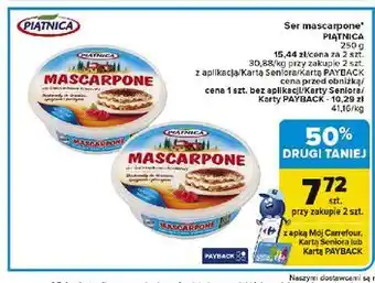 Carrefour Market Ser mascarpone Piątnica oferta