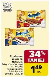 Carrefour Market Przekąska mleczna Nesquik oferta