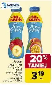 Carrefour Market Jogurt brzoskwinia-marakuja Danone Ale Pitny oferta