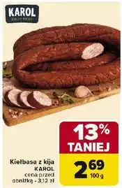 Carrefour Market Kiełbasa z kija Karol oferta
