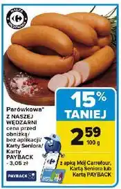 Carrefour Market Parówkowa Nasza Wędzarnia Carrefour oferta