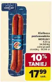 Carrefour Market Kiełbasa podwawelska Morliny oferta